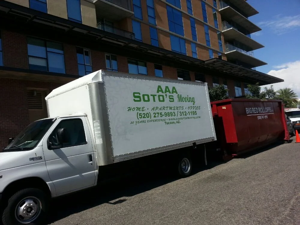 Our 17 foot truck is perfect for moving students in the UofA Area.