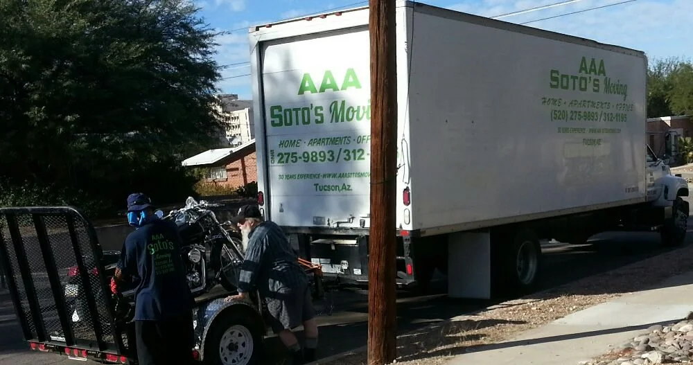 We are able to move your household goods and motorcycles.