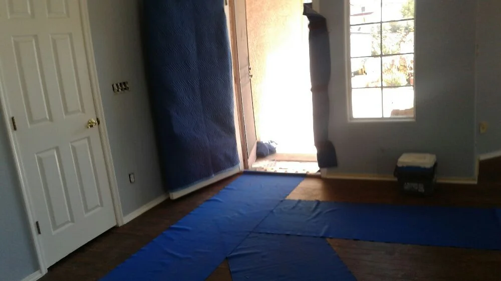 We will protect your floors with our runners and your doors with our pads.