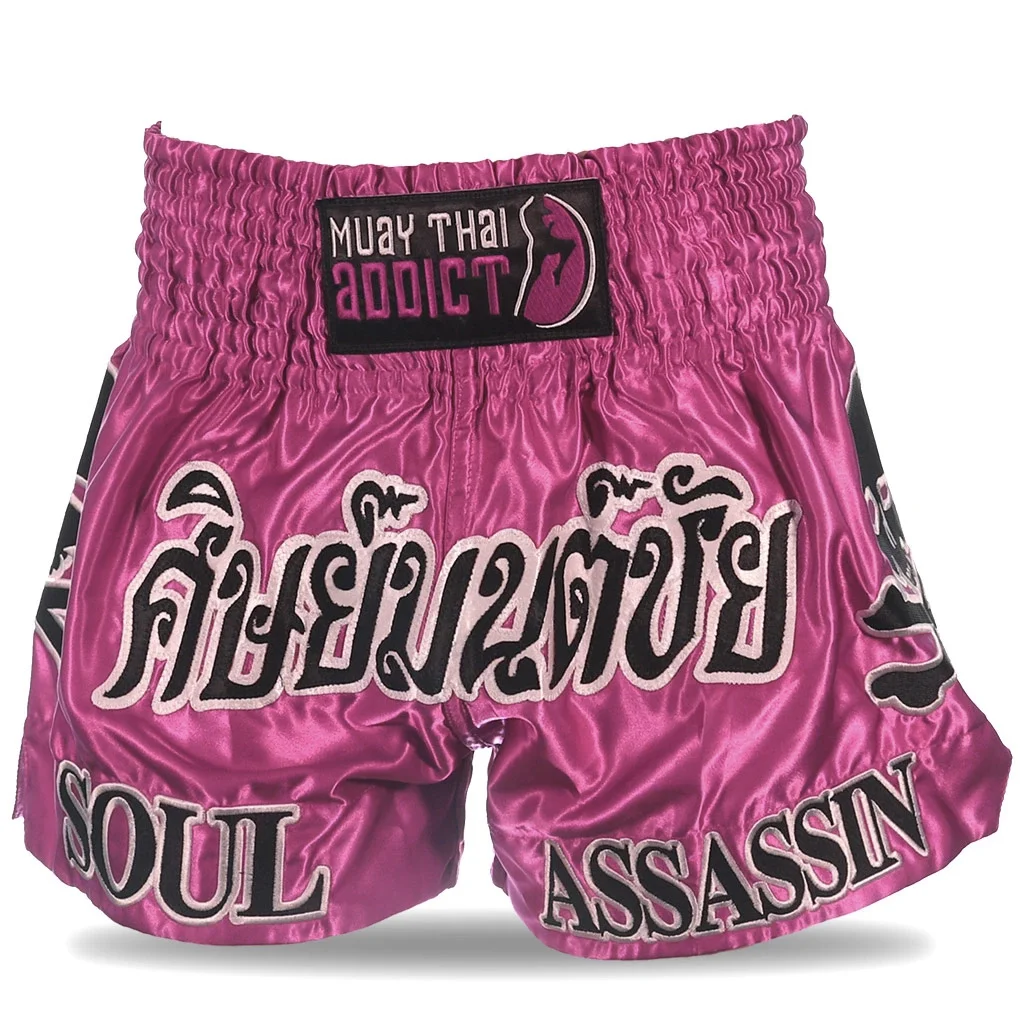 Pink Kevin Ross Muay Thai Shorts
