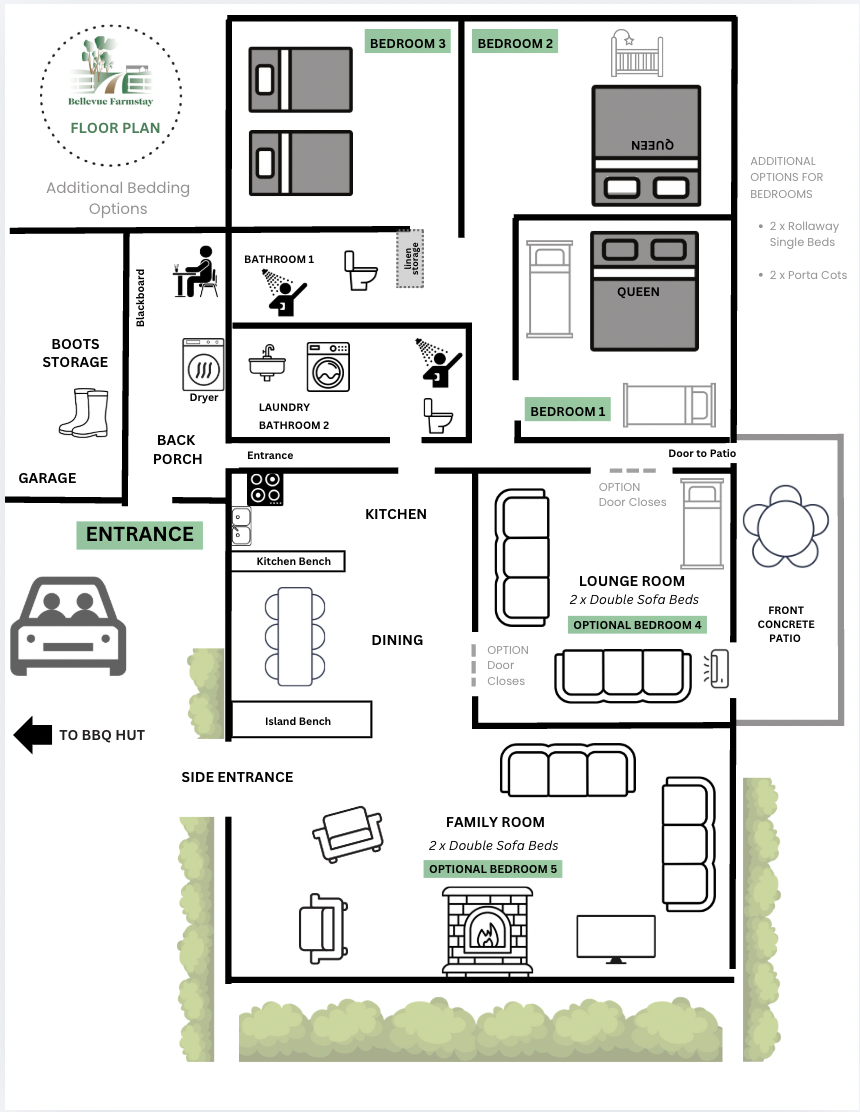 Bellevue Farmstay Floor Plan 2026