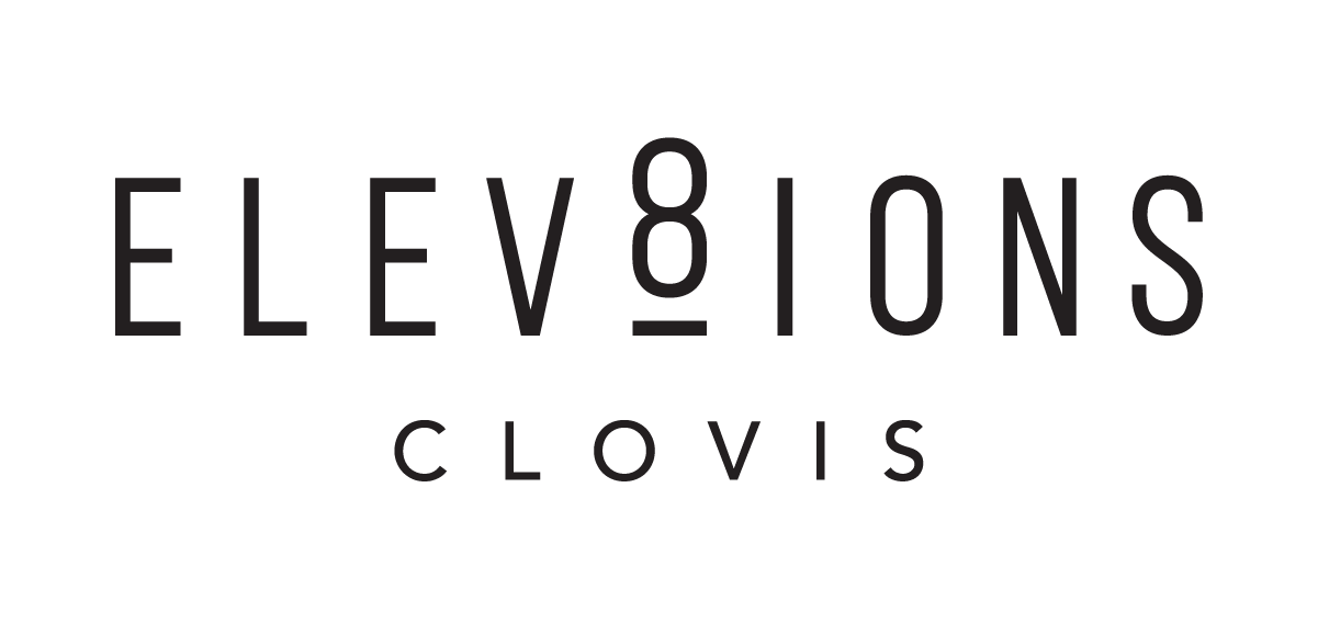 Elev8ions Clovis logo.