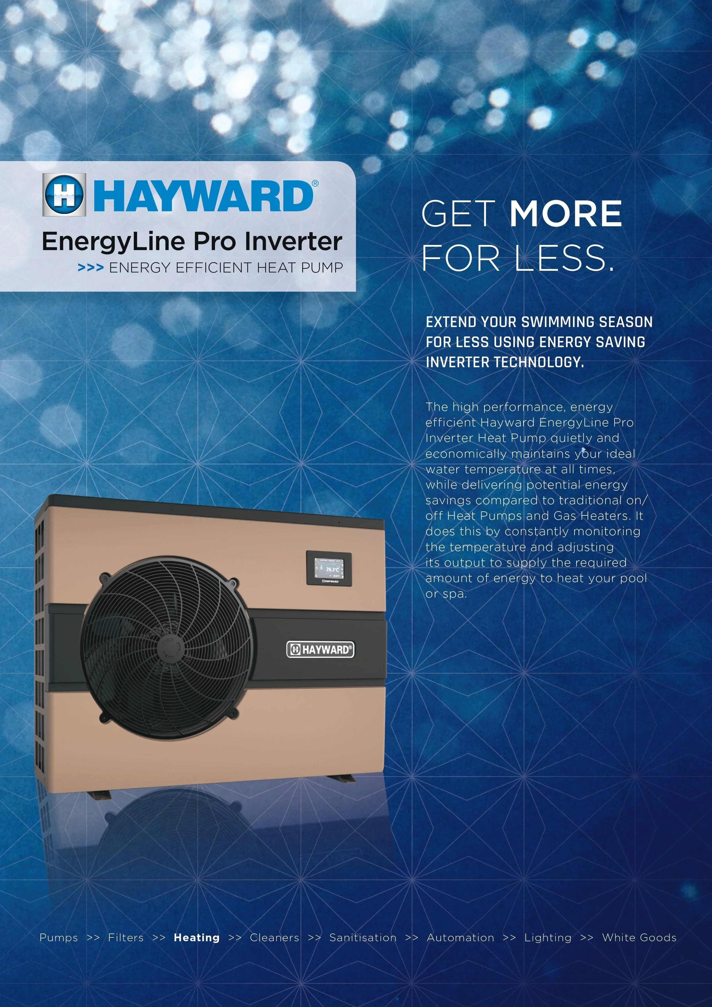 Hayward EnergyLine Pro Inverter Pump — Aqua Pools