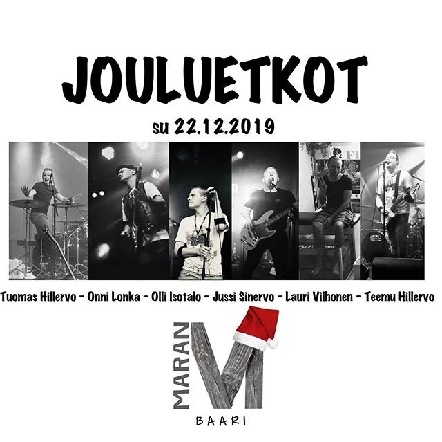 T&auml;m&auml;n vuoden stadionkeikka on t&auml;n&auml;&auml;n Salossa 💥 21 aloitetaan juhlat @maranbaari 🍾🥳 #farkkupaita #vinceneil #jamppatuominen #jouluetkot #mola