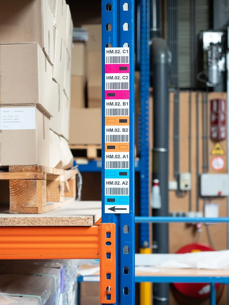 Multilabel, stellinglabels voor warehouse