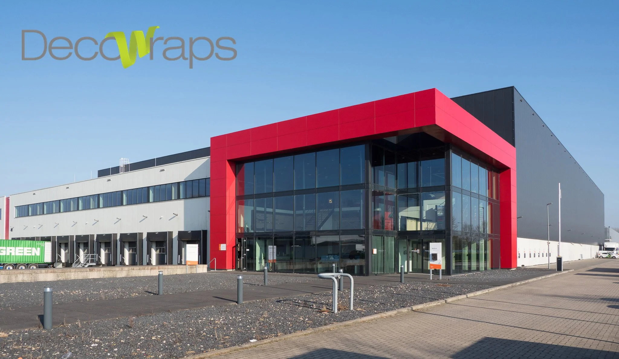 DecoWraps warehouse signing