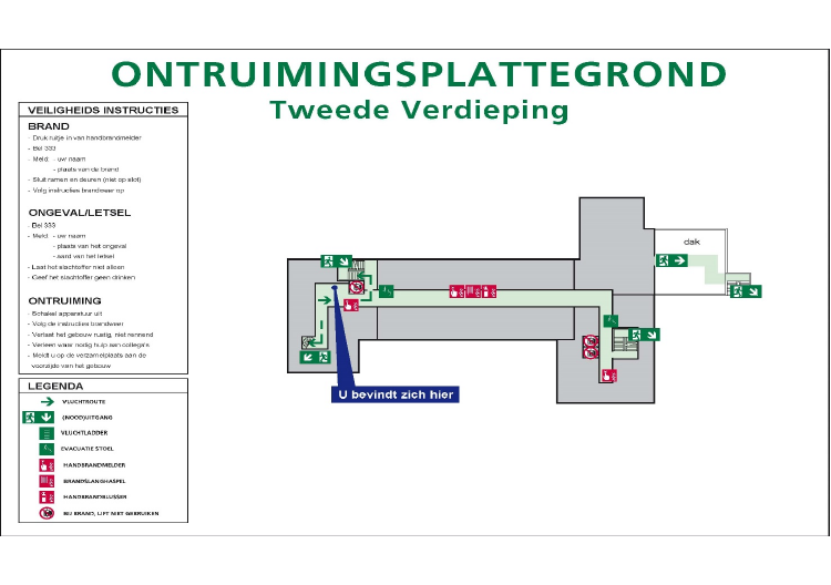 Ontruimingsplattegrond