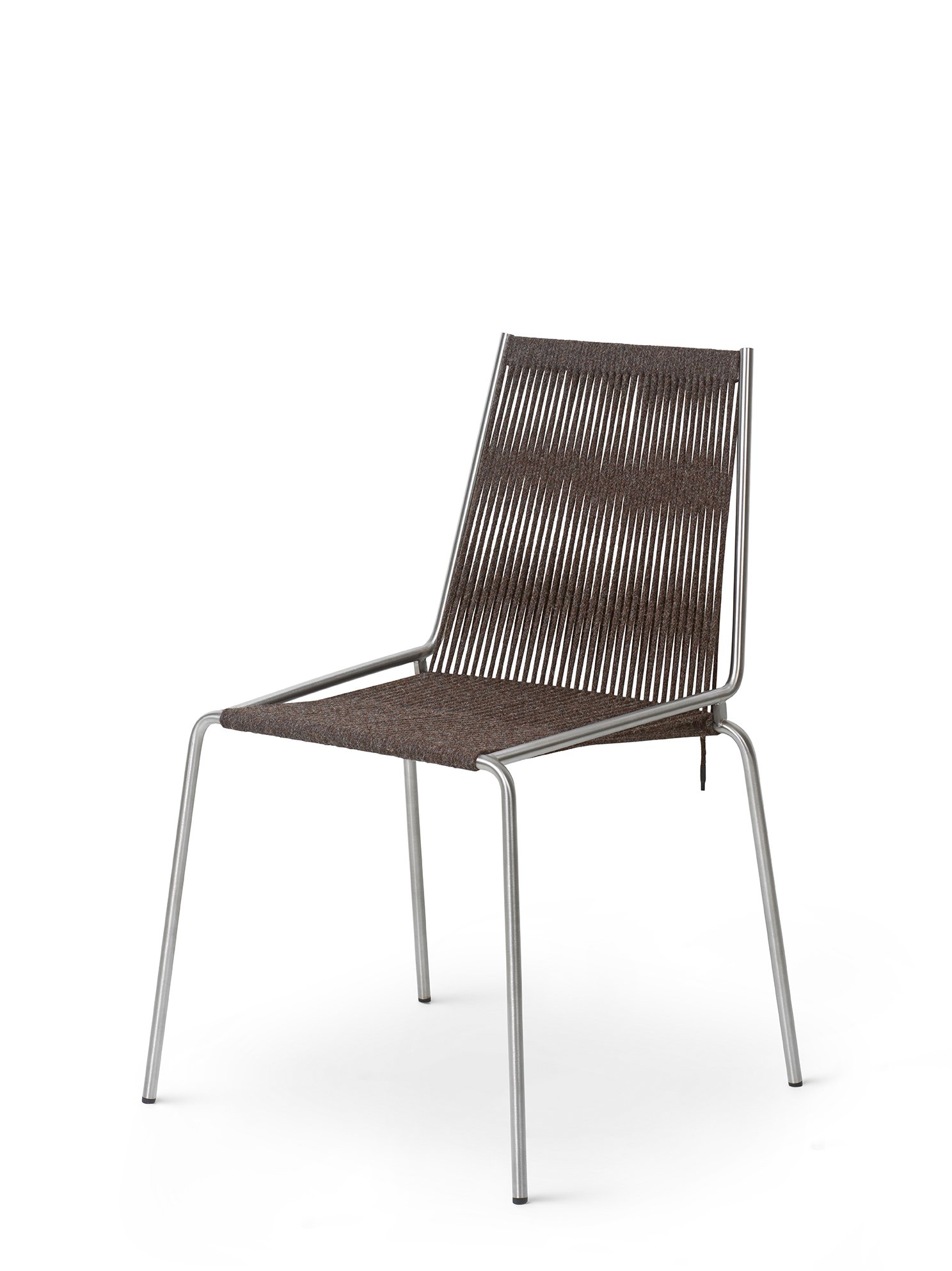 Noel Chair I Steel base / Dark Grey Wool Flag Halyard D302