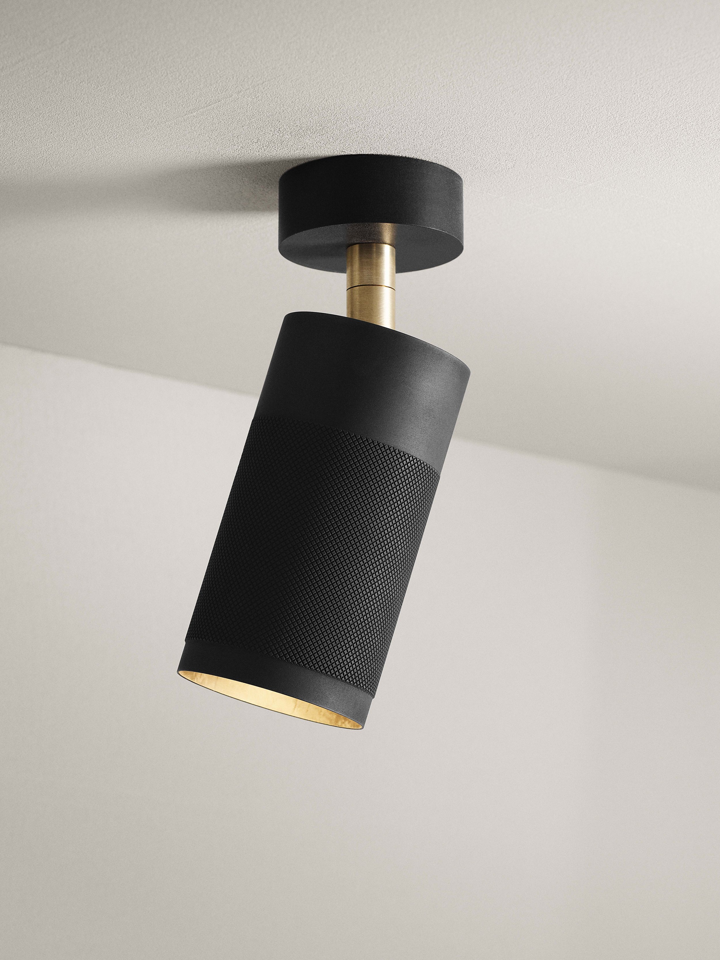 CM1066_Patrone Canopy Ceiling Light_Thorup Cph_Packshot_black_brass_on_bg.jpg