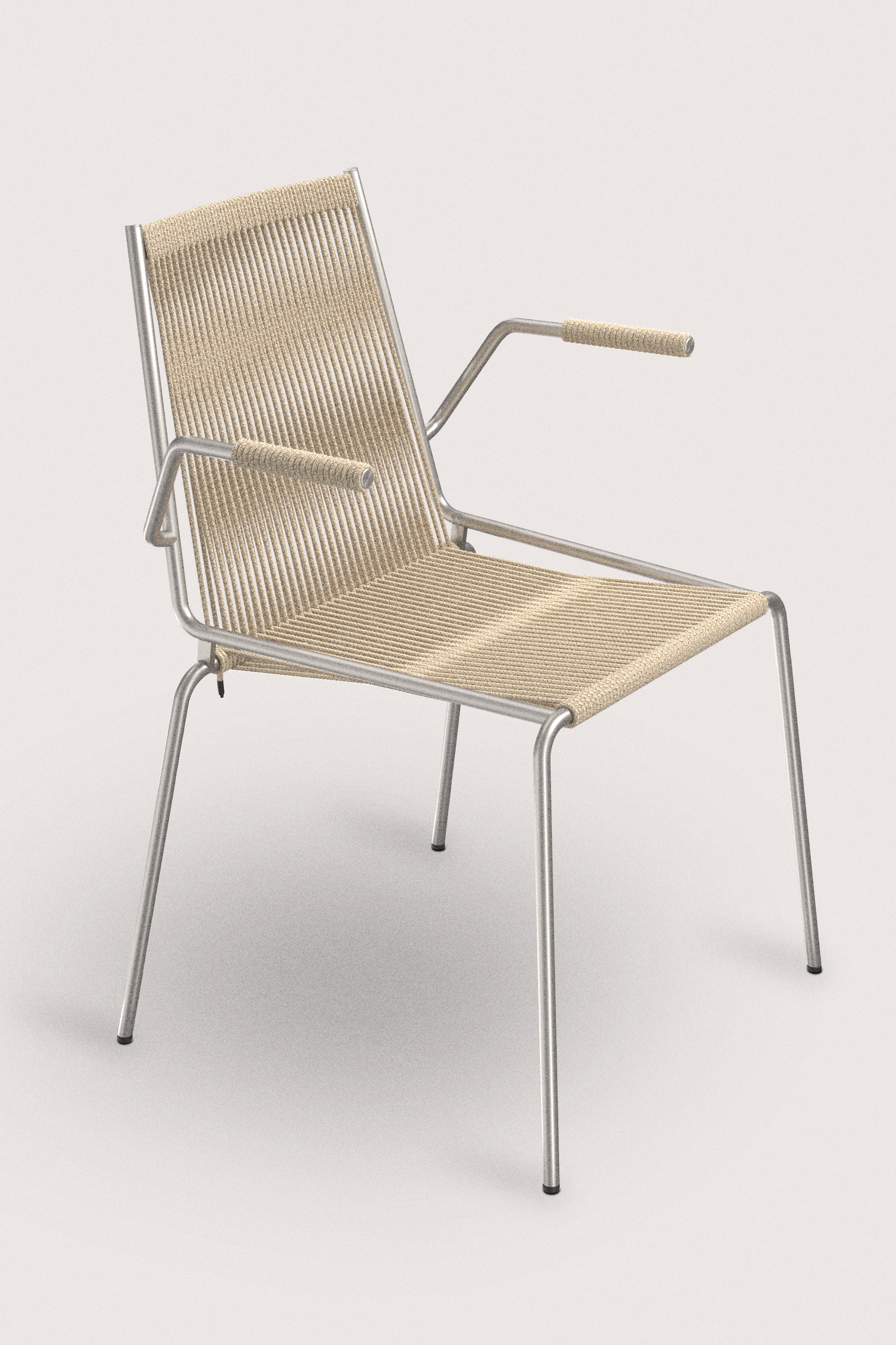 DW202_Noel Chair with Armrest_steel base_nature linen flag halyard_thorup copenhagen.png