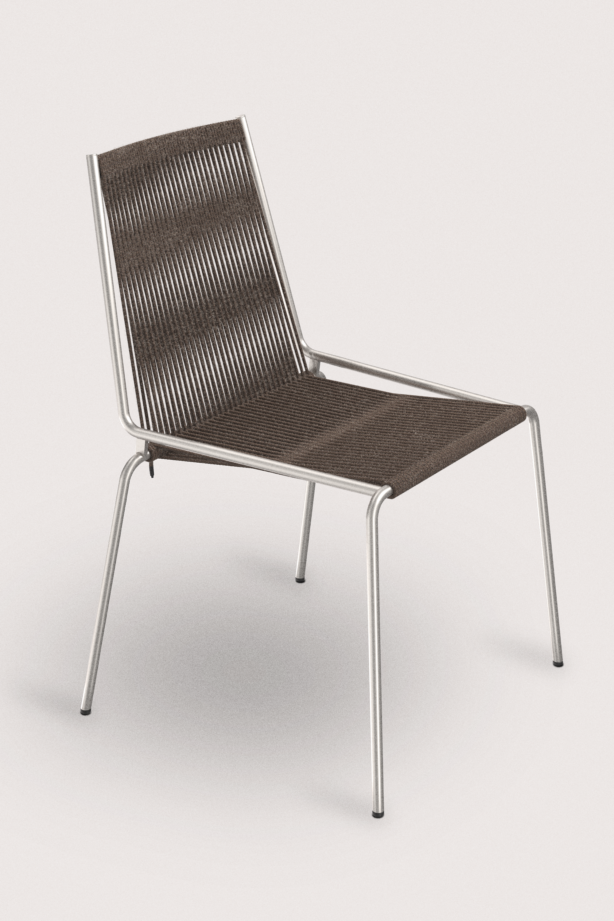  Noel Chair I Steel Base, Dark Grey 