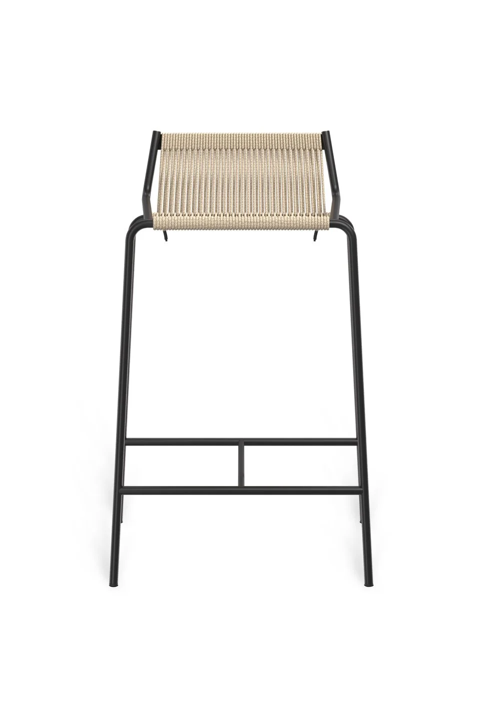Thorup Copenhagen_C201 Noel Counter Chair black beige front packshot white background.jpg
