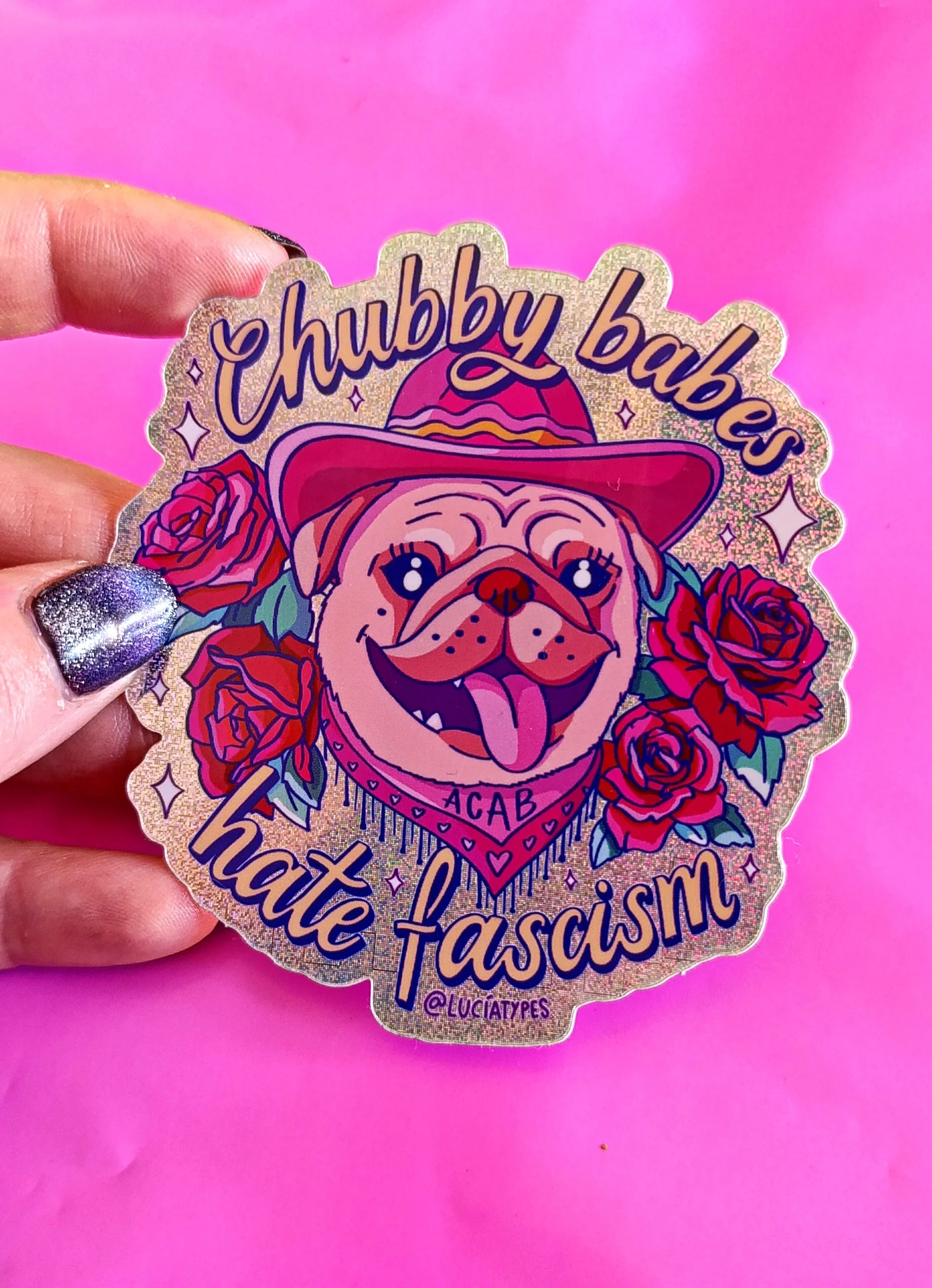 Pegatina 'Chubby Babes'