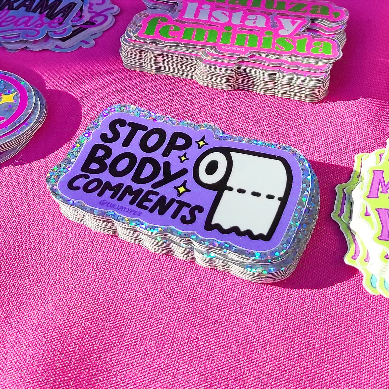 Pegatina "Stop Body Comments"