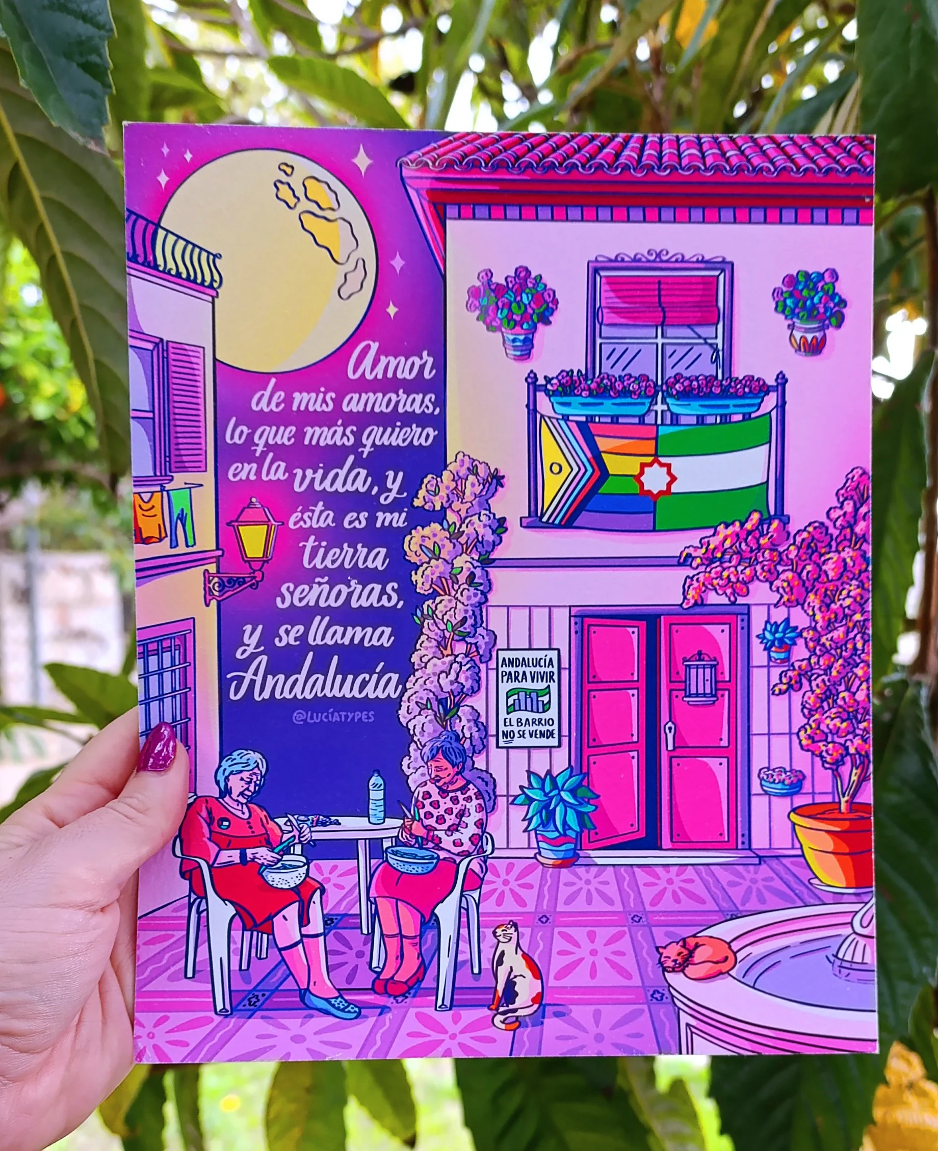 Print 'Amor de mis amoras'