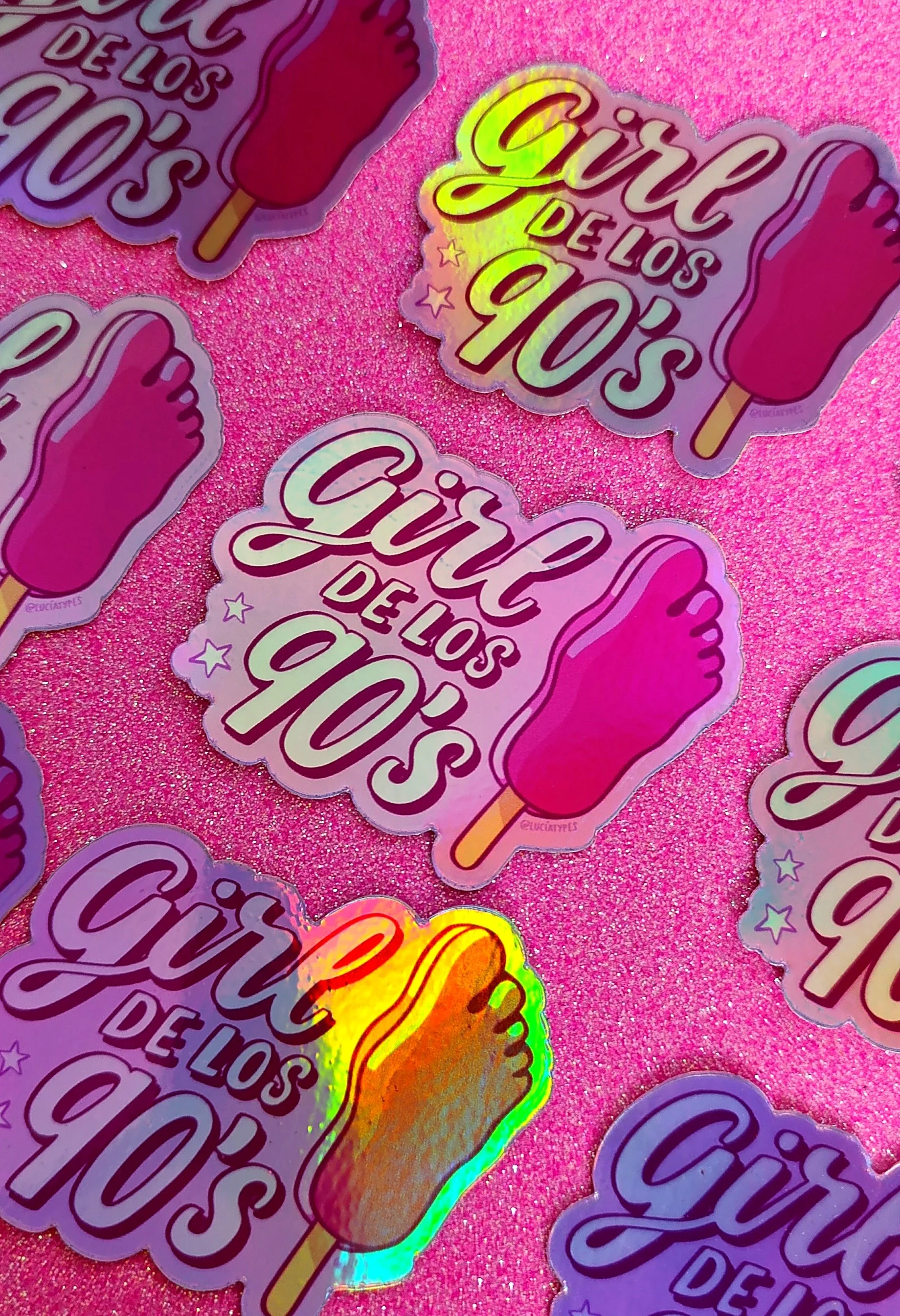Pegatina 'Girl de los 90s'