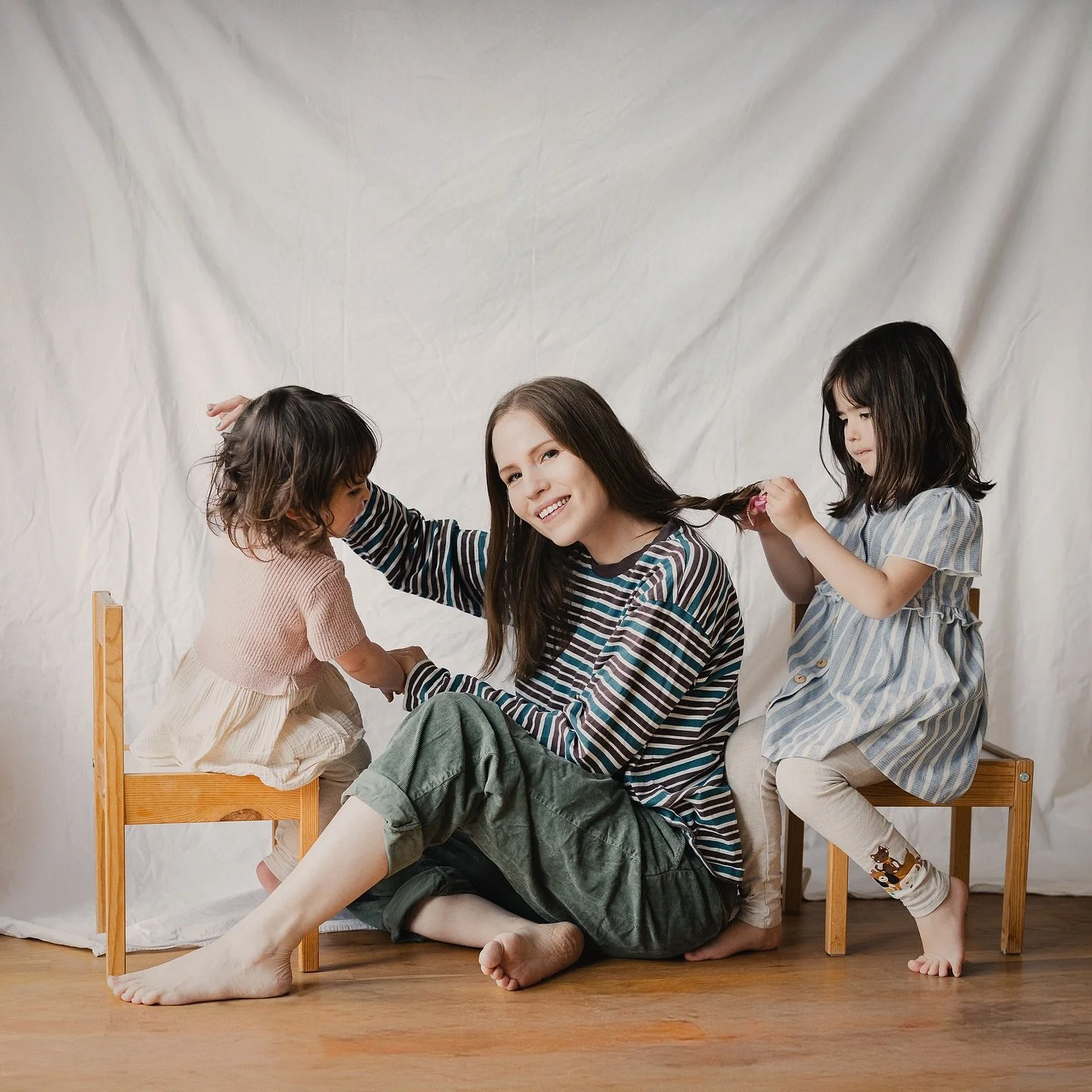 proof that a nice motherhood image can still be captured 10 minutes after your toddler bites you because she wanted the green cup (we don&rsquo;t own a green cup).

i photograph motherhood like this. room for playfulness, mess, and moments of calm.

