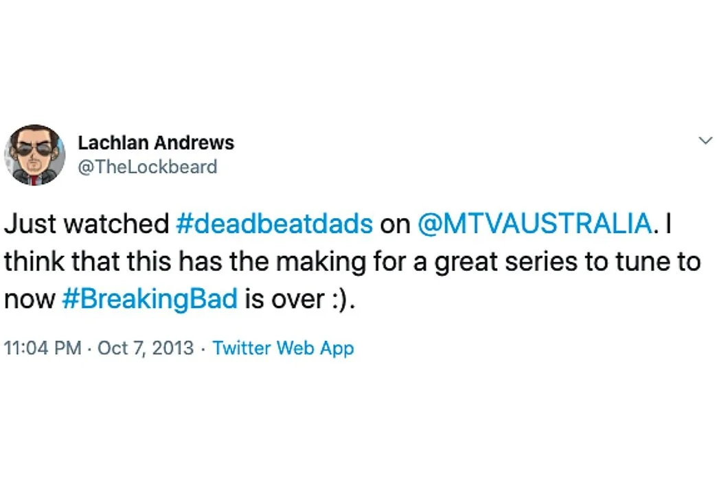 Twitter Responses to DEADBEAT DADS