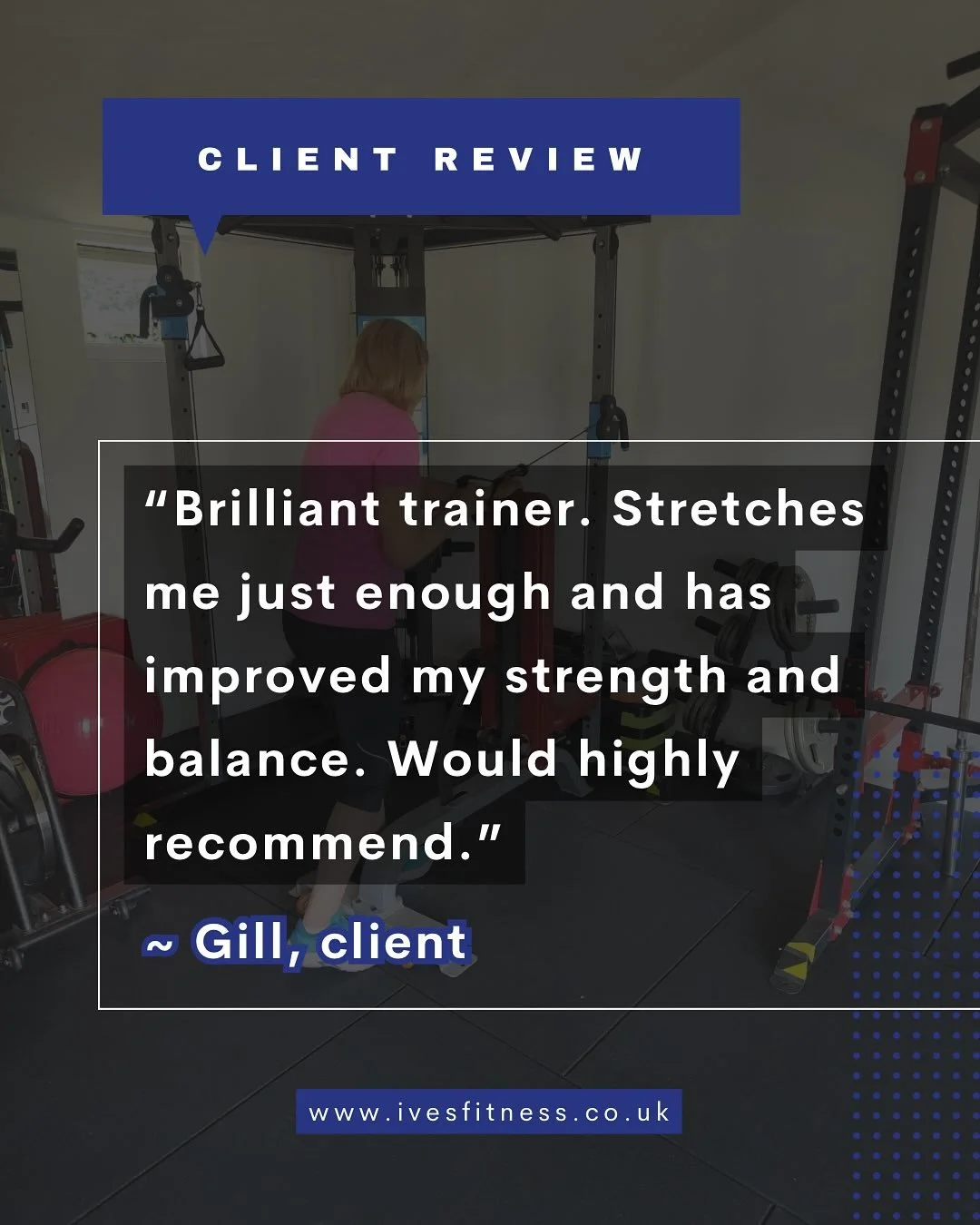 I value all the feedback I get from my clients (the good and the bad!) 

And I&rsquo;m so grateful for this testimonial from Gill, working with you is such a joy, you&rsquo;re 76 and you can still lift a 45kg Romanian Dead Lift - absolute legend. 

T