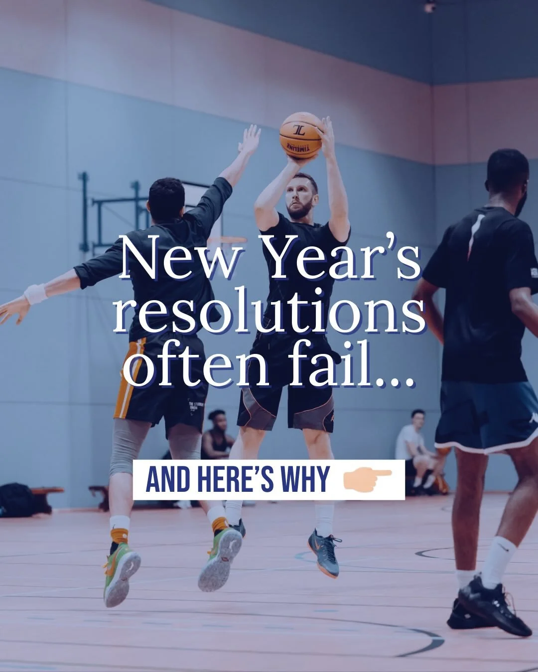 New Year&rsquo;s resolutions often fail because they&rsquo;re too big, vague, and unrealistic.

This means you have to rely on huge levels of willpower to carry them through, which can lead to burnout and failure.

Break your goals down into small st