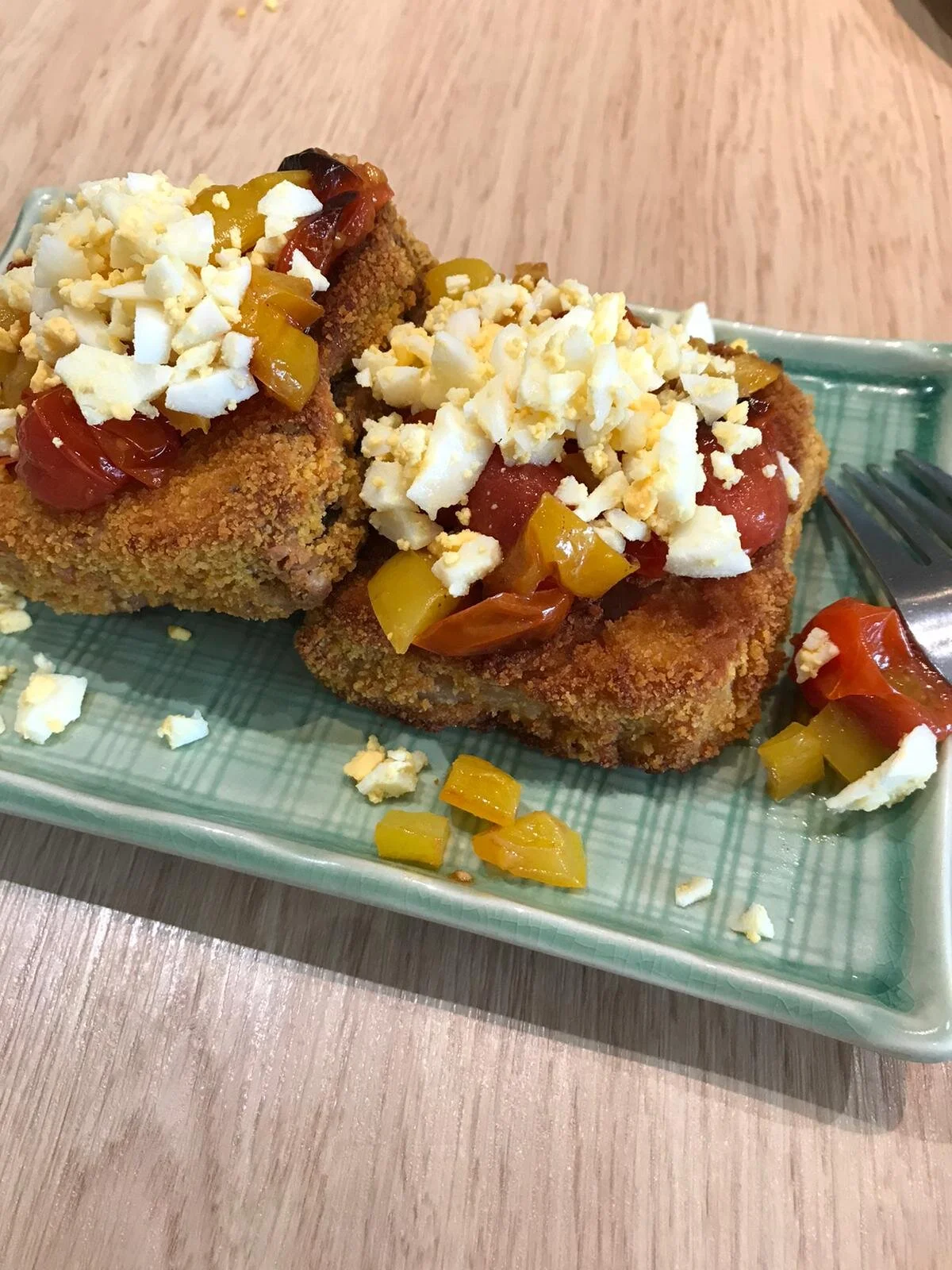 Oven Baked Breaded Brunch Pork Pie