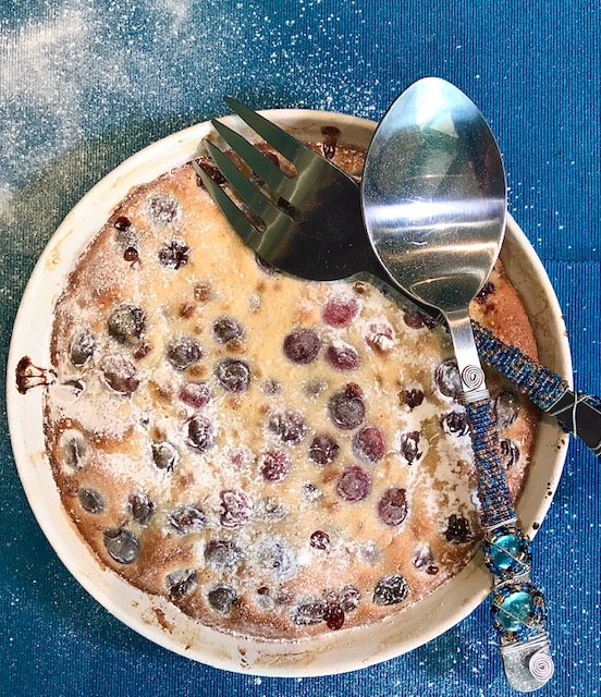 Blond Beer, Fresh Cherry & Orange Zest Clafoutis