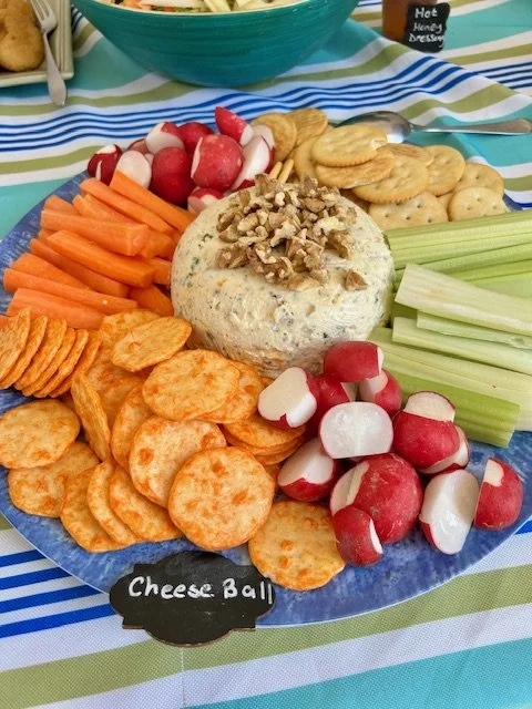 Cheese Ball with Three Cheese and Toasted Walnuts 