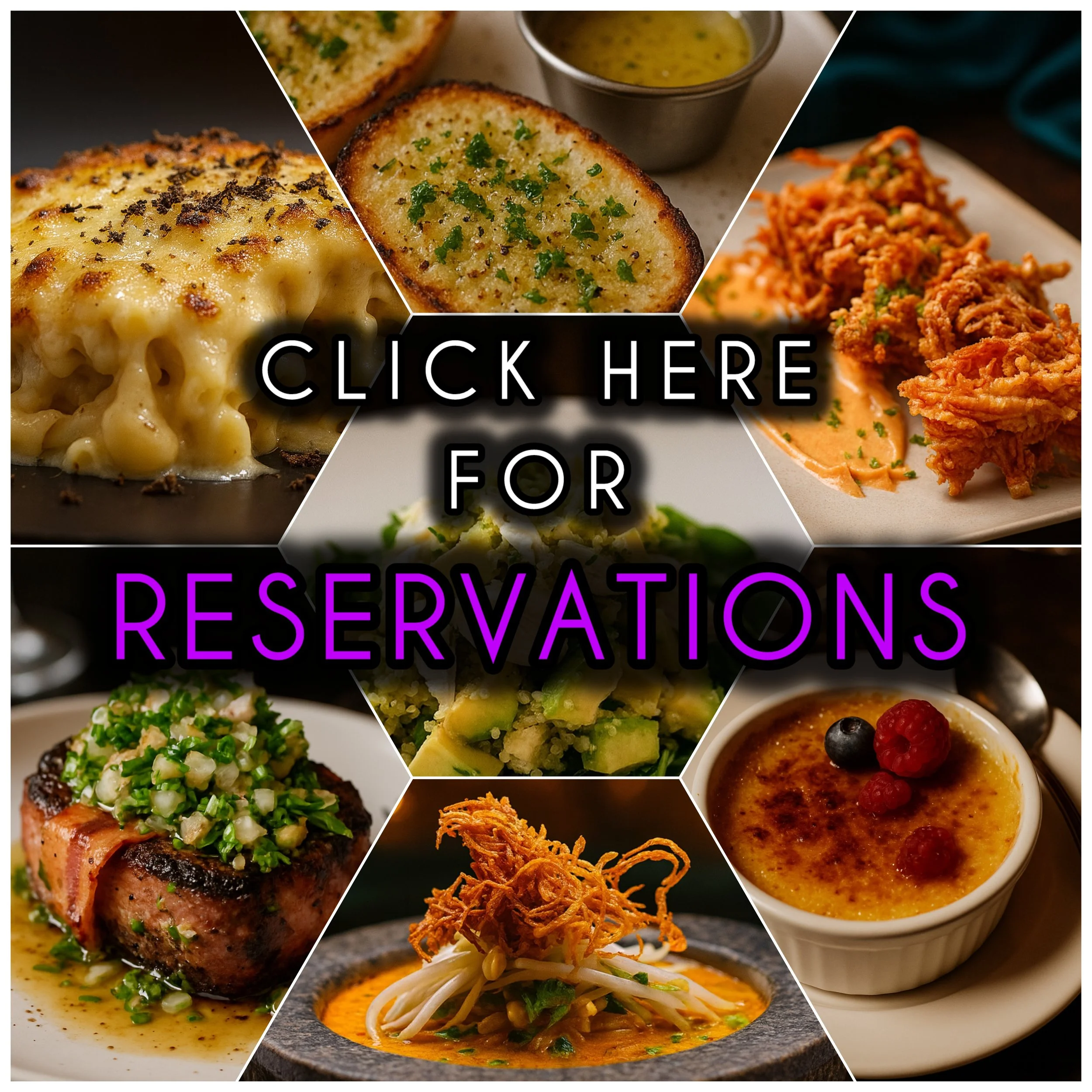 7 COURSE EXCLUSIVE DINNER EXPERIENCE (tax already included)