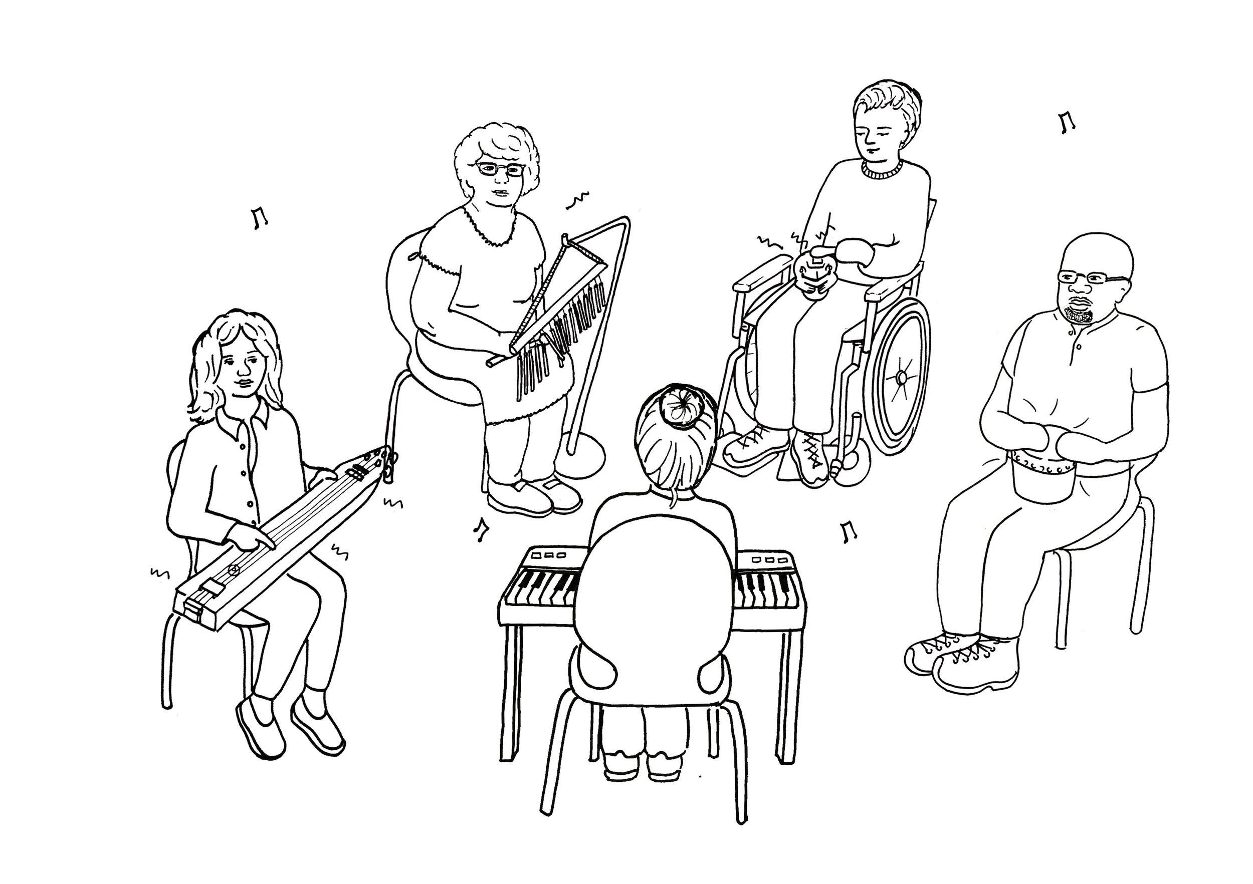 Commission for Belltree Music Therapy CIC