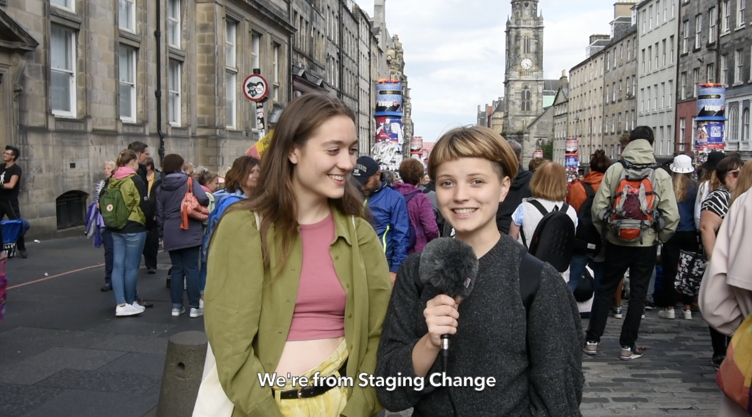 Interviews on Edinburgh's Royal Mile