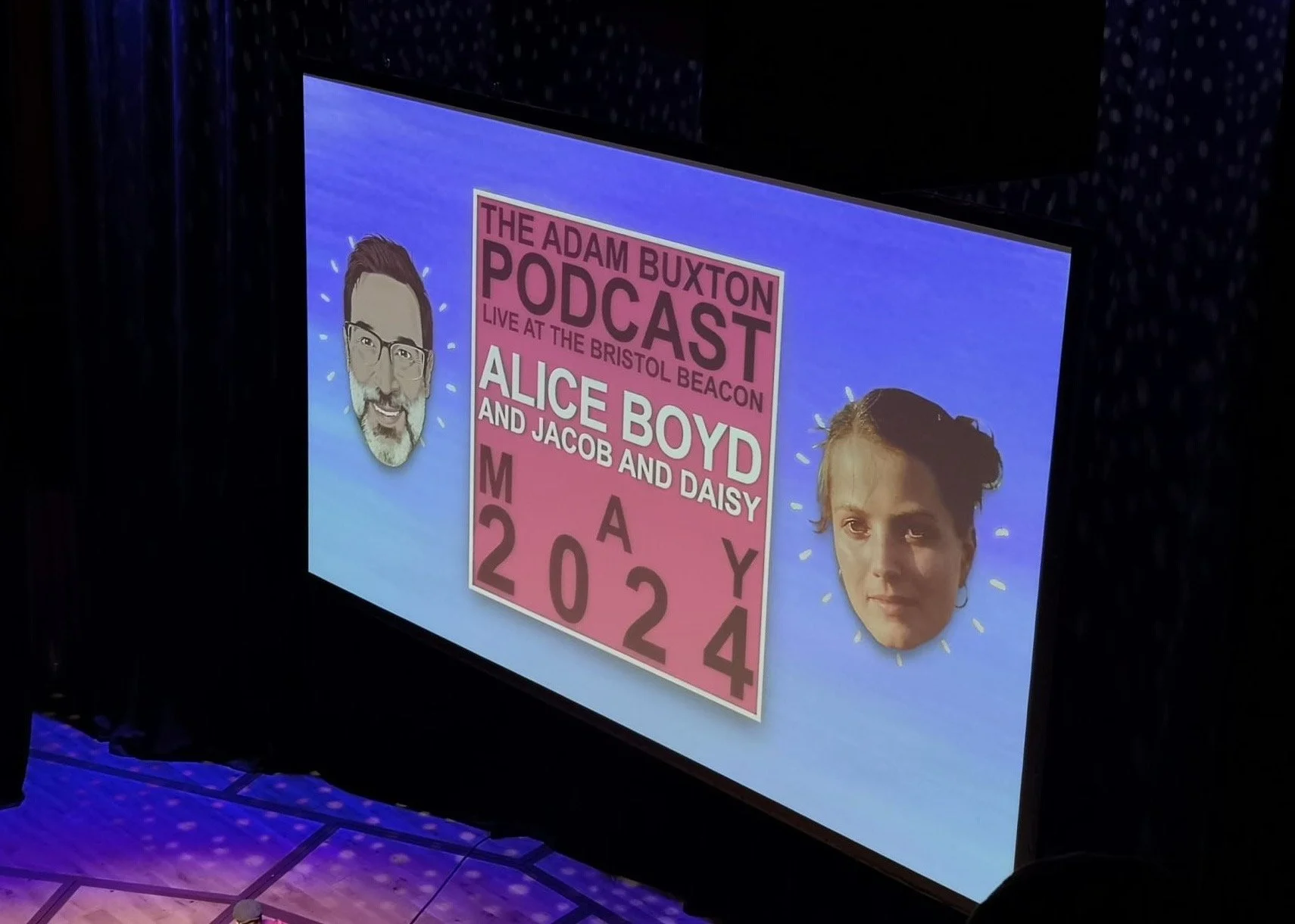 Alice performs for Adam Buxton's podcast