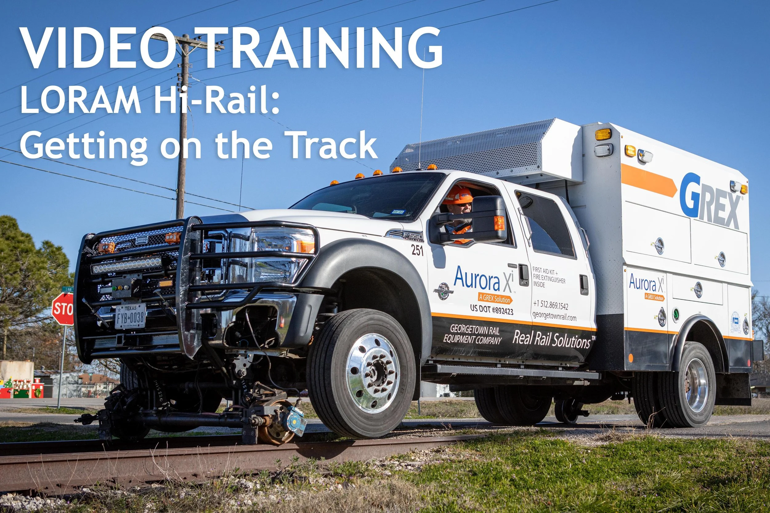 Loram Hi Rail Getting On The Track Almon Inc Training Video