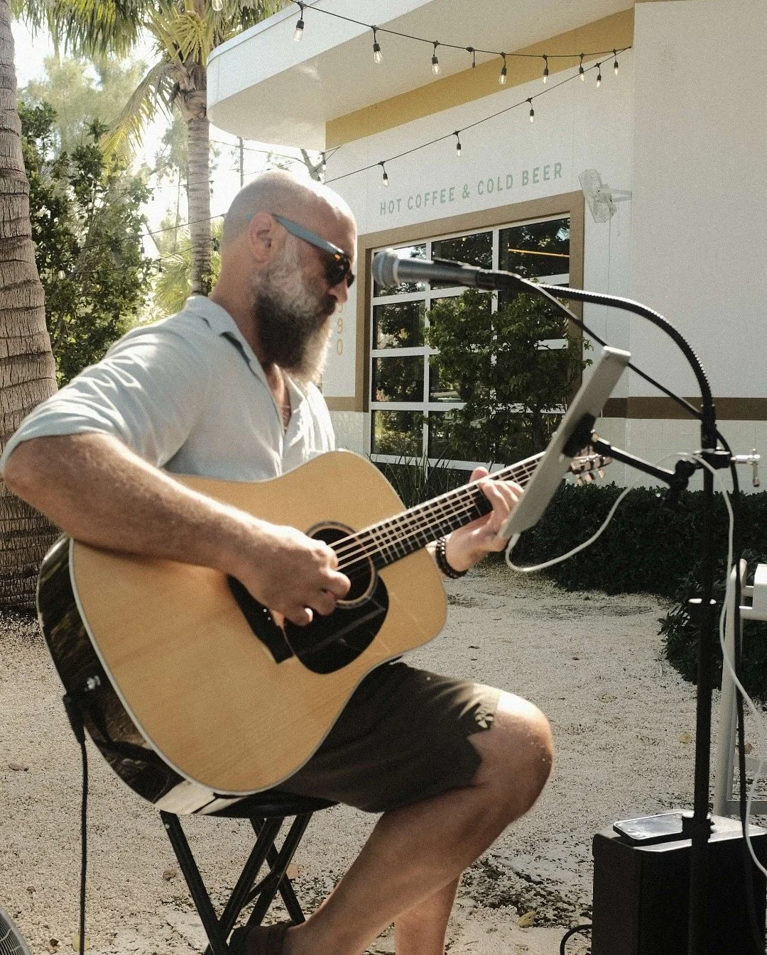 Catch Chad Tallman playing 12-3PM tomorrow! 🌺🥂