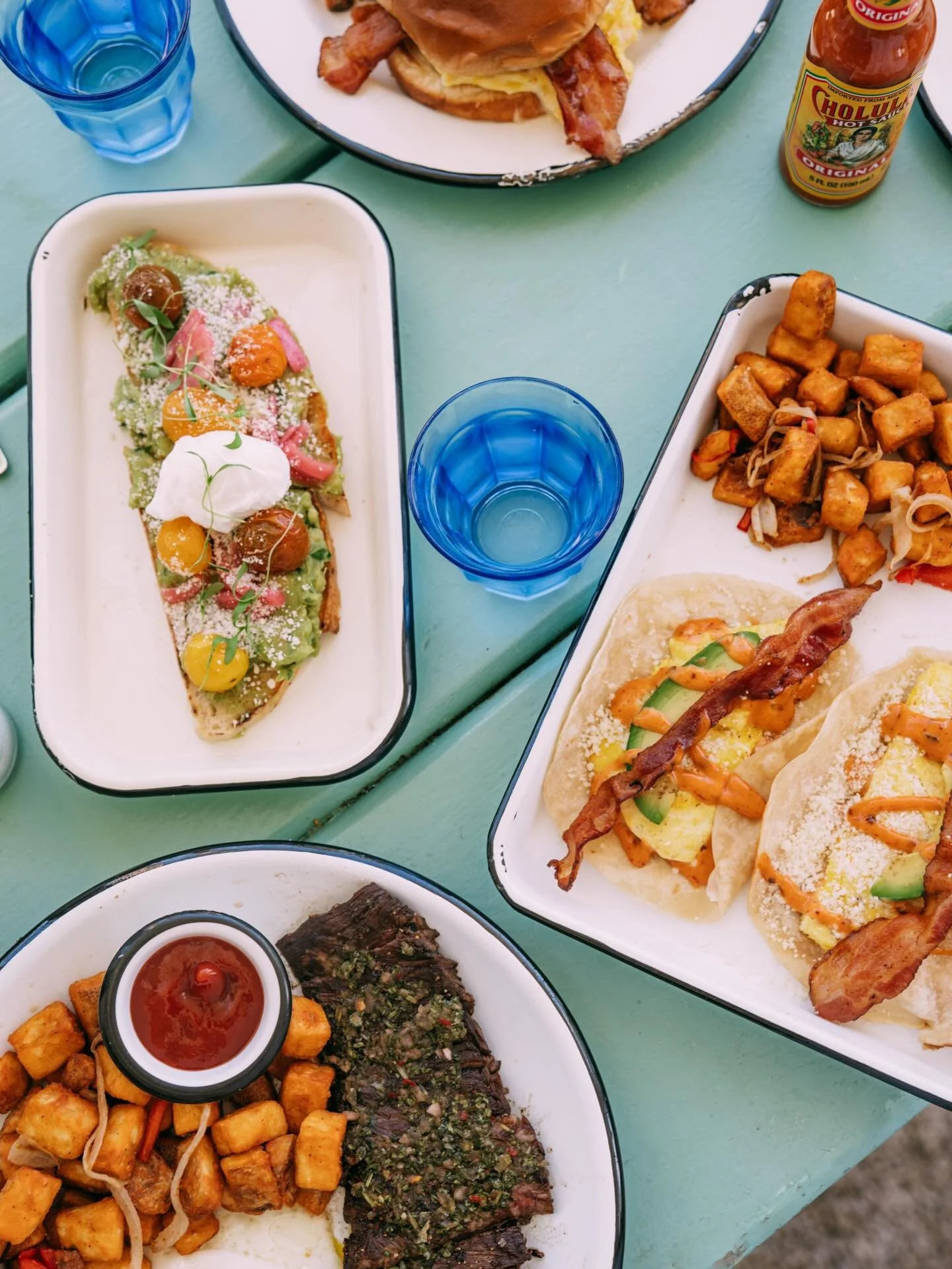 Brunch is always a good idea. 🥓🥞🍳🦩