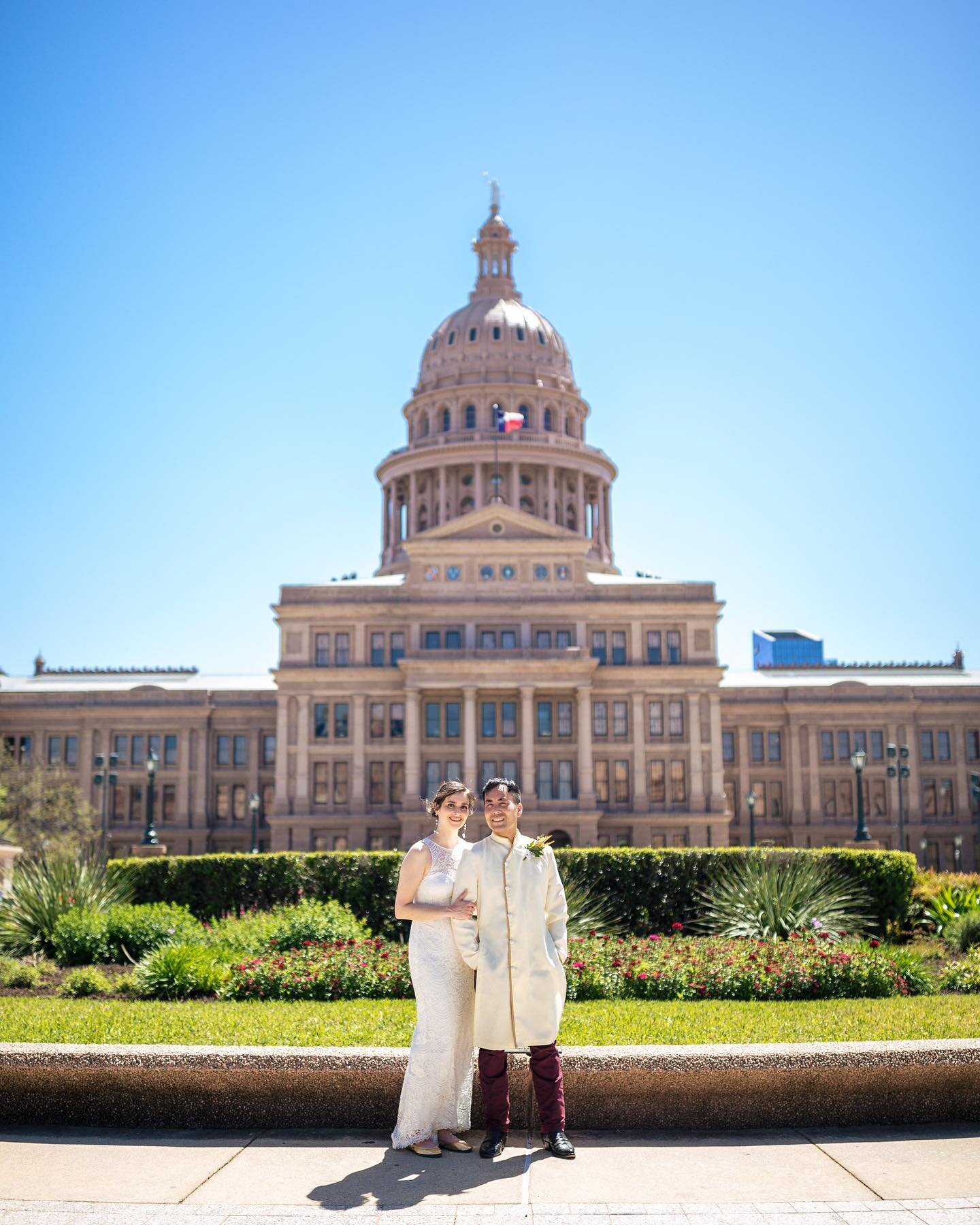 When you get married in downtown Austin, it only makes sense to take portraits at the Texas State Capitol!

Venue/Staffing: @austinsaengerrunde 
Coordination: @abrideadayweddings 
Photography: @leophamphotographer 
DJ: @djbyrnerock 
Hair and Makeup: 