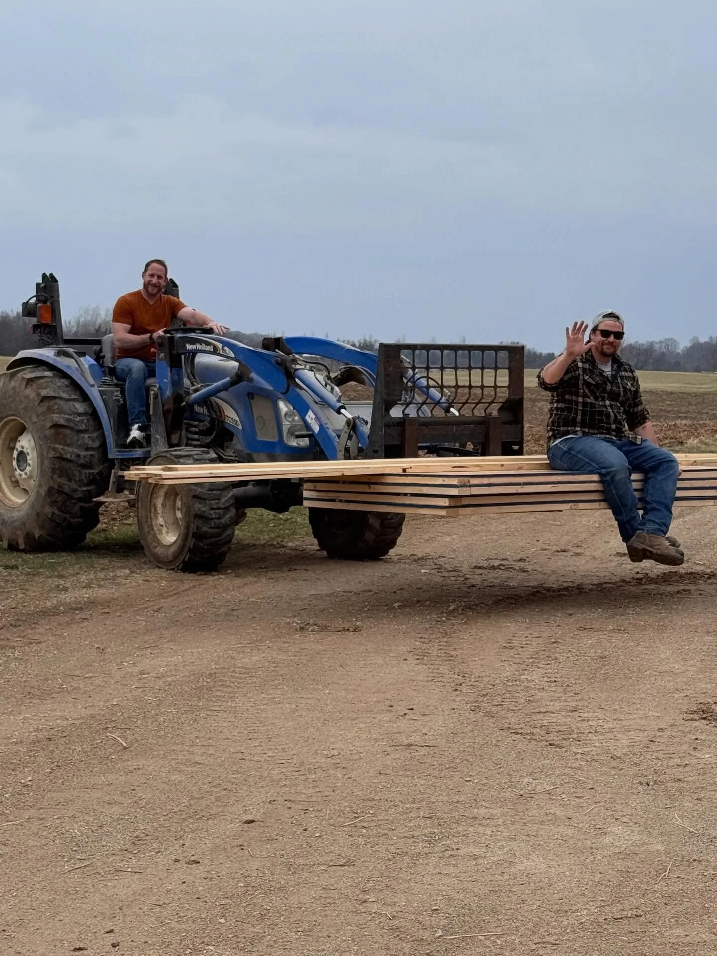 Our crew has been hard at work updating some things around the farm- Ben and Travis were spotted working on our top secret new attraction 🤫🕵🏼&zwj;♂️

Any guesses on what it could be? 

We can&rsquo;t wait for you all to see what they&rsquo;ve been