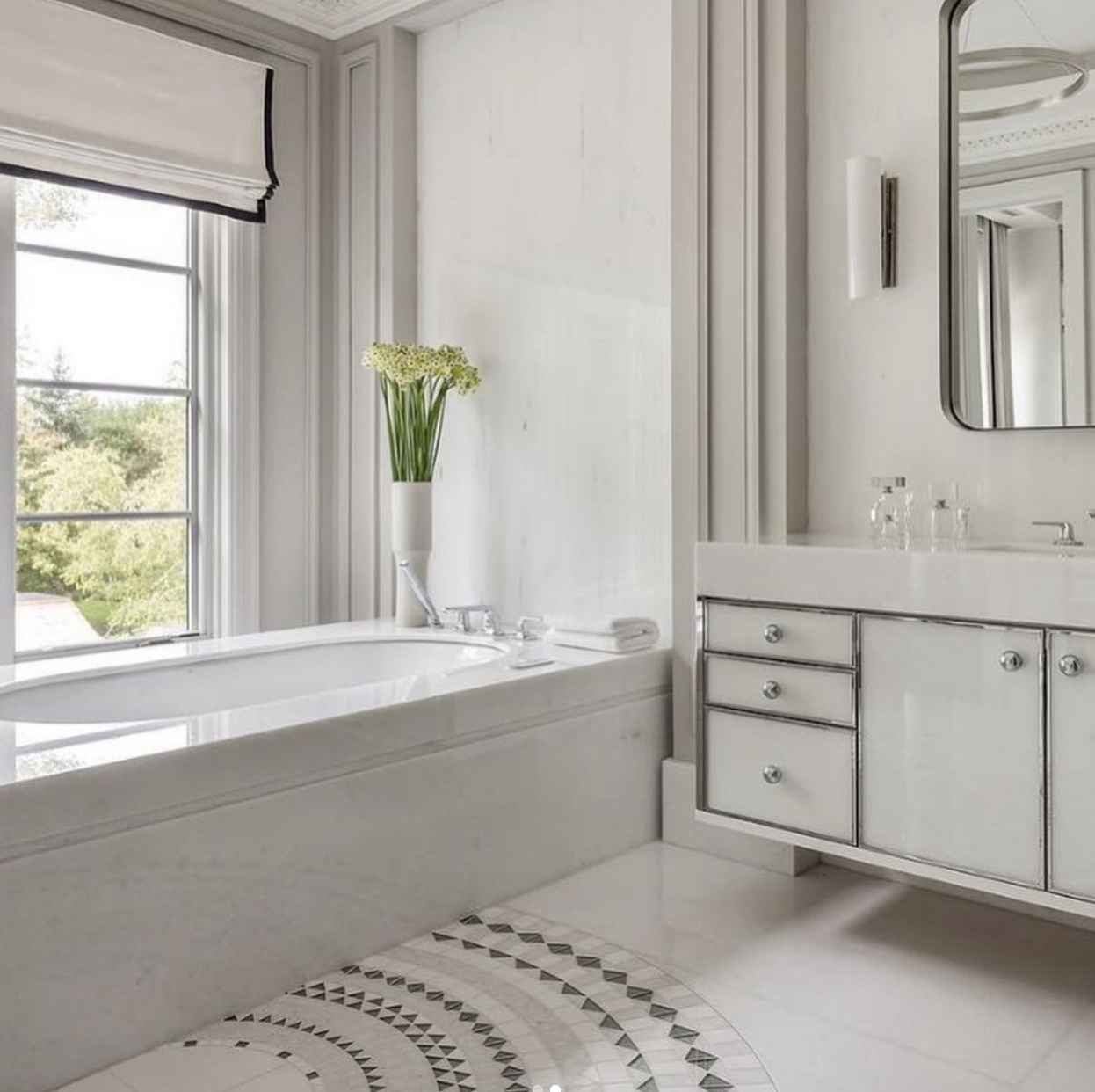 Primary bathroom renovation - Mosaic tile floor