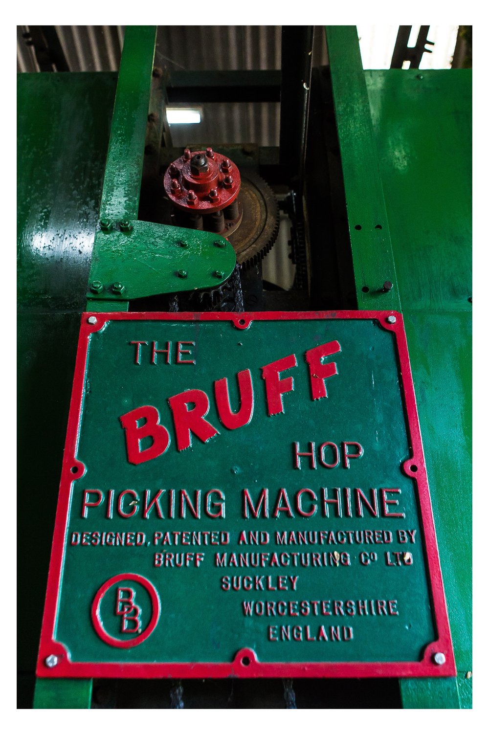 Only hops grown in the Larkins' hop garden go into our great beers ...