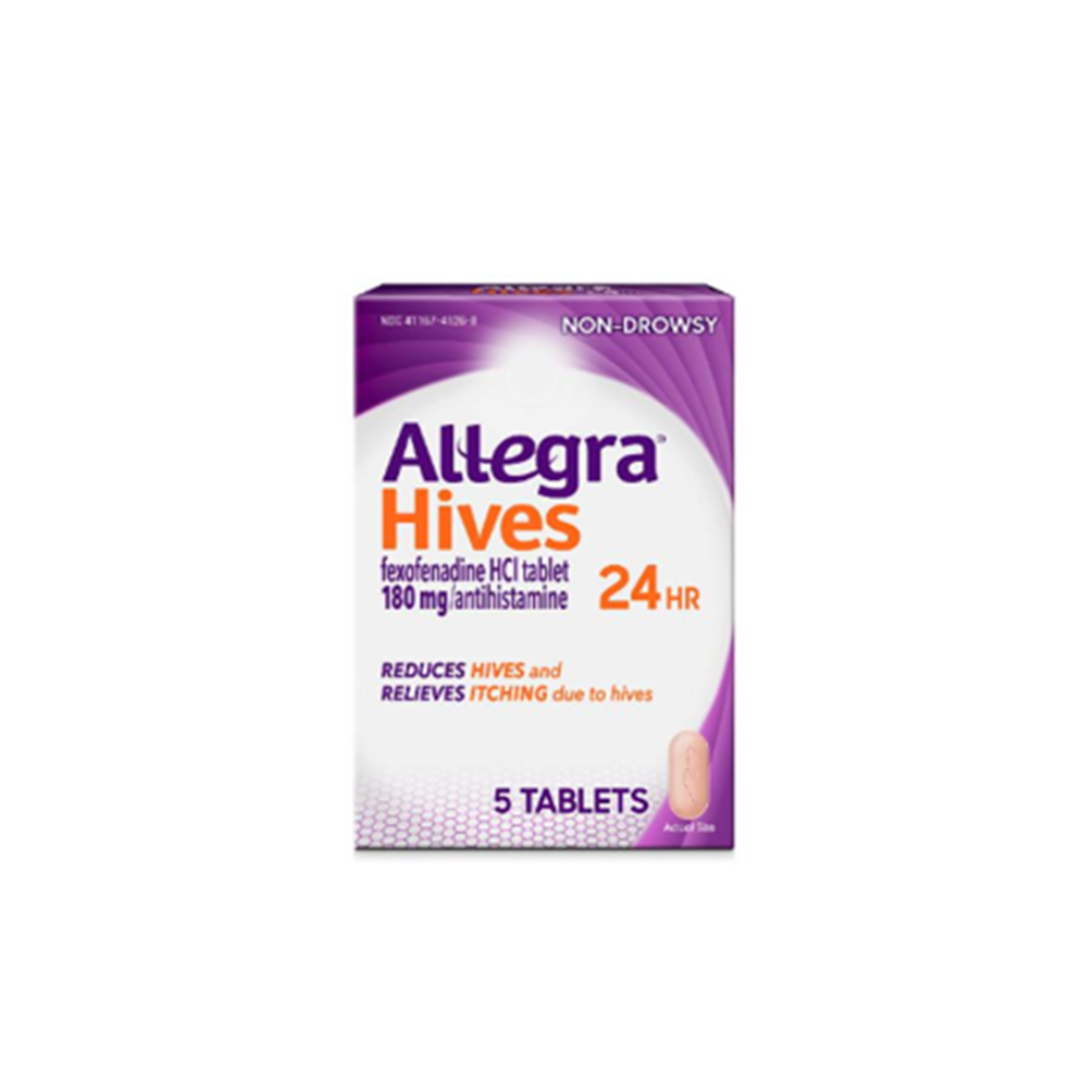 Allegra Adult Hives 180 Mg 24 Hr