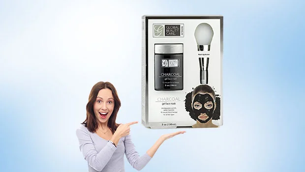 Global beauty charcoal gel 5oz face mask