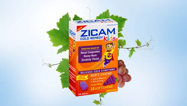 Zicam Kids Cold Remedy Relief Grape Soft Chews