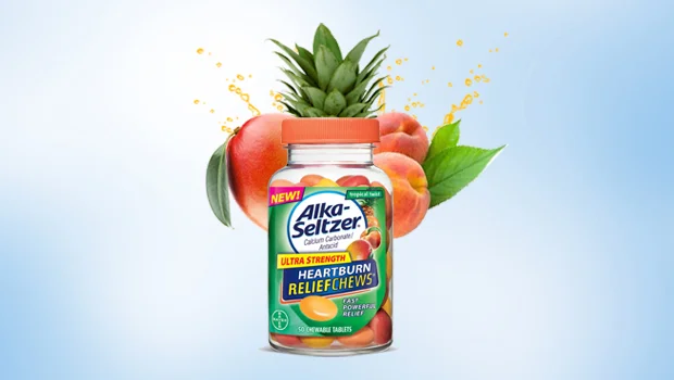 Alkaseltzer Ultra Heartburn Relief Chews Tropical 50CT