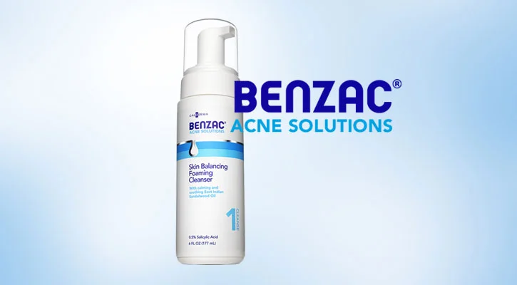 Benzac Skin Balancing Foaming Cleanser, 6 Ounce 