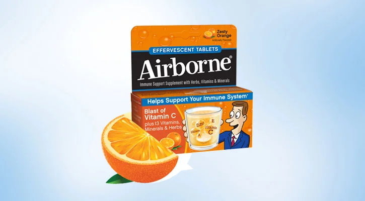 Airbourne Tablets &amp; Chewables Power Wing Display