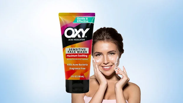 OXY Maximum Action Advanced Sensitive Skin Face Wash, 5 Oz