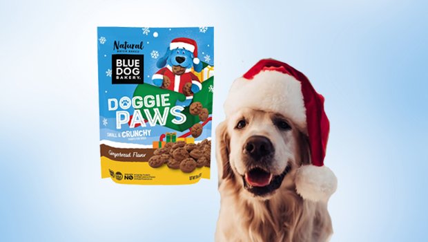 Blue Dog Bakery Jingle Bites Gingerbread Flavor Dog Treats 5 OZ