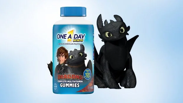 One A Day Kids How To Train Your Dragon Multivitamin 180 CT