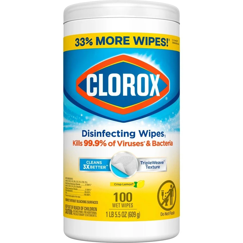Clorox Lemon Disinfecting Wipes - 100ct.jpg