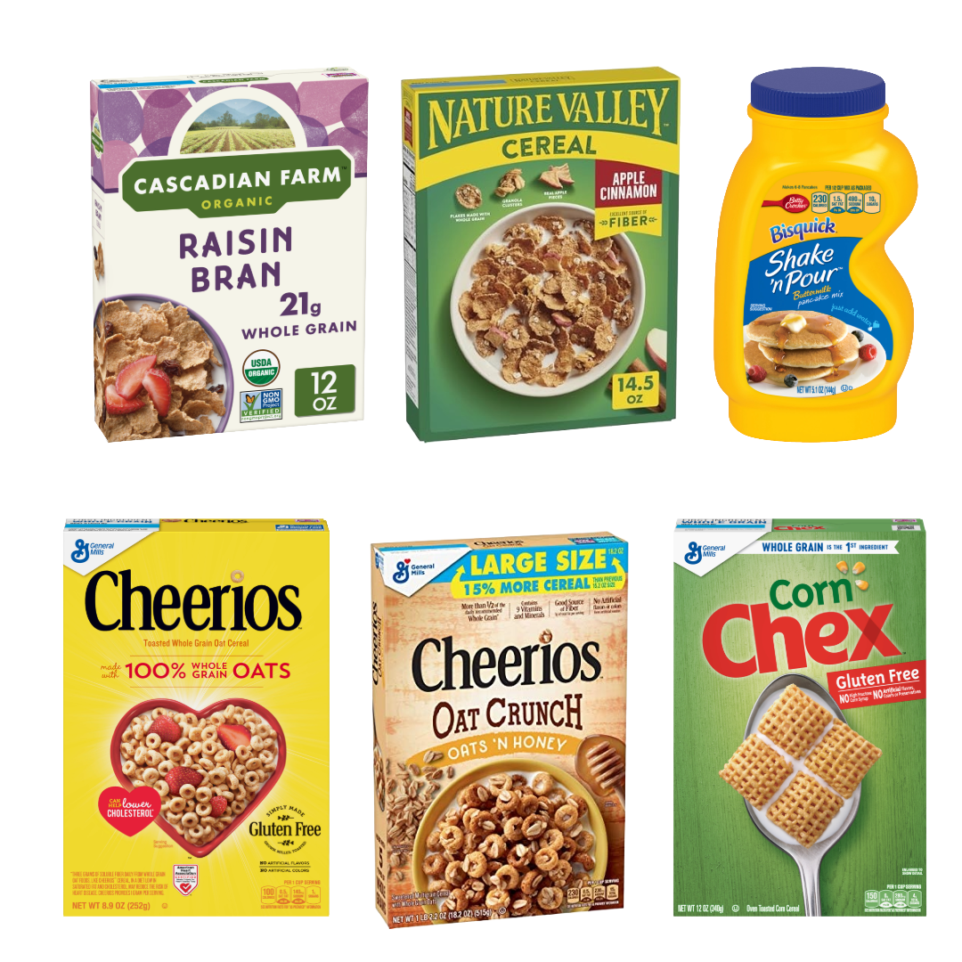 General Mills Breakfast Cereal &amp; Granola Wholesale Closeout Inventory