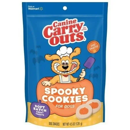 Canine Carry Outs Spooky Cookies for Dogs Halloween Dog Treats 4.5 Oz. Bag.jpg